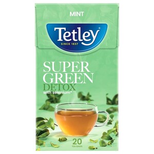 Tetley Super Green Detox Mint 20 Pieces