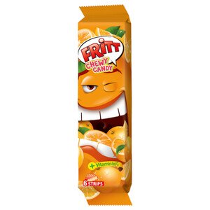 Fritt Powerfruit Orange Strips 70G