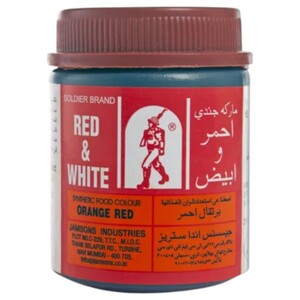 Red & White Food Color Orange Red 100G