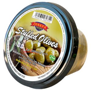 Josefa Foods Stuffed Olives Halal 250G