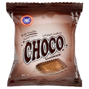 Kuwait Flour Chocolate Sandwich With Vanilla 15G