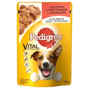 Pedigree Vital Protection Beef Adult 100G