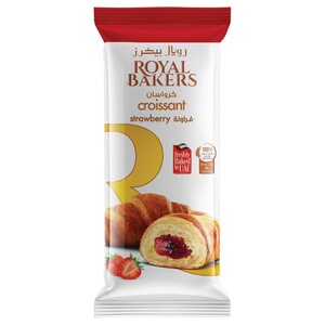 Royal Bakers Croissant Strawberry 55G