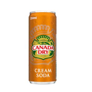 Canada Dry Carbonated Drink Cream Soda Can 250Ml