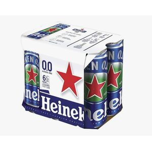 Heineken Malt Bevrge Alchohol Free 0.0% 250 Ml Can X6