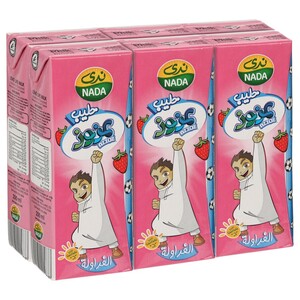 Nada Azzoz Uht Strawberry Milk 200Ml X6