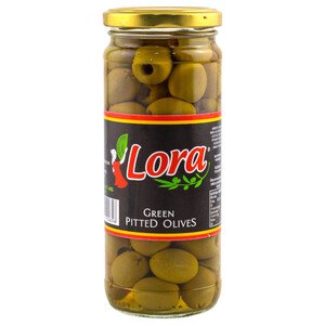 Lora Green Pitted Olives 227G