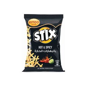 Kitco Stix Hot & Spicy Potato Chips 20 Gr