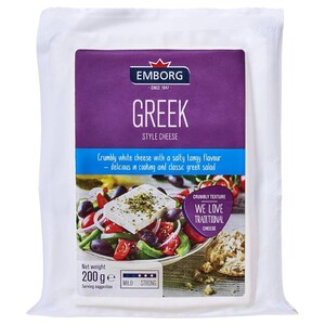 Emborg Greek Style Feta Cheese 200G