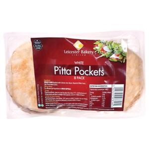 Leicester Bakery Pitta Pockets 450G