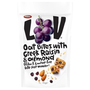 Pellito Lov Oat Bites With Greek Raisin & Almond 70G