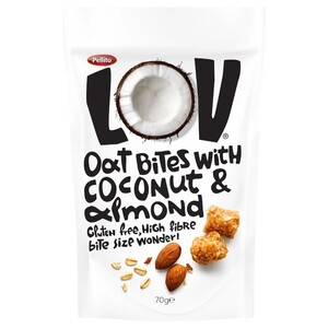 Pellito Lov Oat Bites With Coconut & Almond 70G