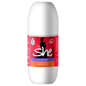She Roll On ..Is Love Anti Perspirant 50Ml