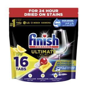 Finish Dishwash Quantum Ultimate Tabs 16 Pcs