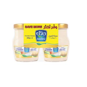 Nadec Cheddar Cream Cheese Spread 2X500g Special Offer