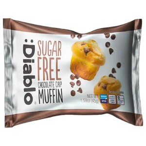 Diablo Muffin Chocolate Chip Sugar Free 45G
