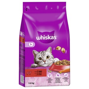 Whiskas Dry Adult Beef 3.8Kg