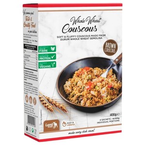 Lamb Brand Dry Couscous Wholewheat 4 Pieces 400G