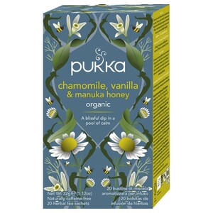 Pukka Tea Chamomile Vanilla & Manuka Honey Organic 20 Bags 32G