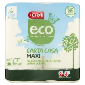 Crai Eco Carta Casa Maxi 2 Rolls