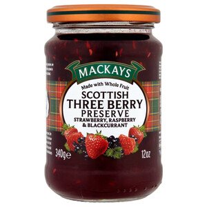 Mackays Scottish Three Berry Preserve 340G