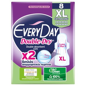 Everyday Double Dry Extra Long 8 Pieces