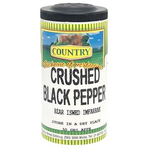 Country Crushed Black Pepper 30G