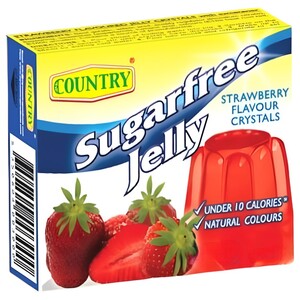 Country Jelly Crystals Strawberry 65G