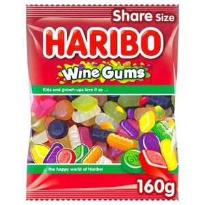 Haribo Wine Gums 160G