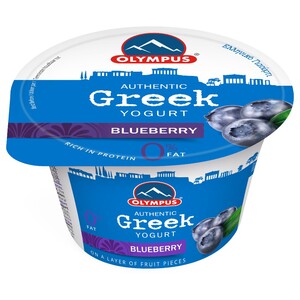 Olympus Strained Yoghurt Blueberry 0% Fat 150G