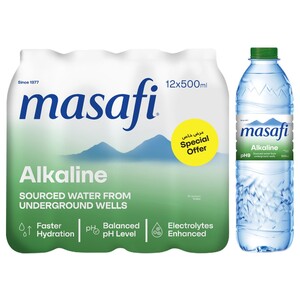 Masafi Alkalife Alkaline Water 500Ml X12 Special Offer