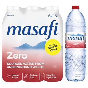 Masafi Zero Sodium Mineral Water 1.5L X6 Special Offer