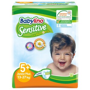 Babylino Nappy 5+ Small 16 Pieces