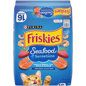 Friskies Seafood(Salmon/Tuna/Shrimp/Seaweed)