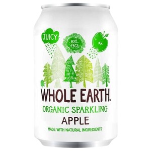 Whole Earth Sparkling Drink Apple Organic 330Ml