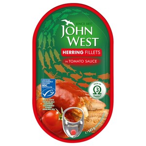 John West Herring Fillets In Tomato Sauce 145G