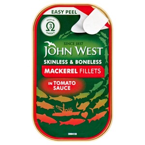 John West Mackerel Fillets In Tomato Sauce 115G