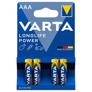 Varta Alkaline Battery Aaa 4 Pieces