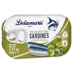 Delamaris Sardines In Olive Oil 90G