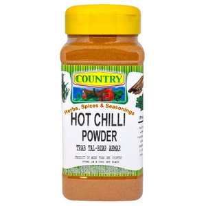 Country Hot Chilli Powder Flap Jar 225G