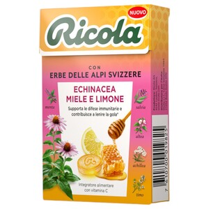 Ricola Echinacea Miele & Limone Lozenges 50G