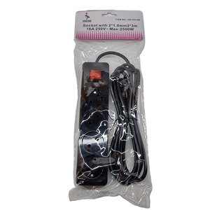 Genex With 2*1.0Mm2*3M 2500W 4Sockets
