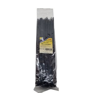 Cobra Cable Ties 360X4.8 Black 100Pcs.