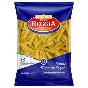 Reggia Pasta Penne Mezzani Rigati N36 500G