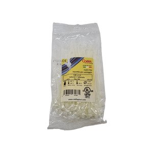 Cobra Cable Ties 140X2.5 Natural 100Pcs.