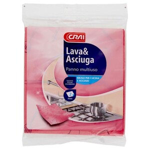 Crai Panno Multiuso Lava & Asciuga 32X35 2 Pieces