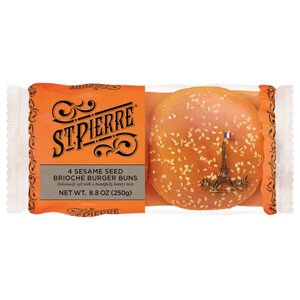 St.Pierre Burger Buns With Sesame Seeds 250G
