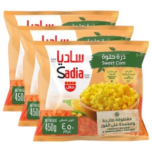 Sadia Frozen Sweet Corn 450G X3