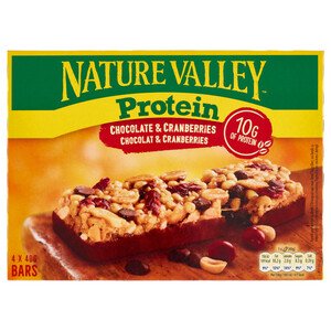 Nature Valley Protein Cranberry & Chocolate 40G X4