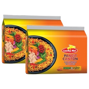 Lucky Me! Pancit Canton Sweet & Spicy Instant Noodles 60G X2